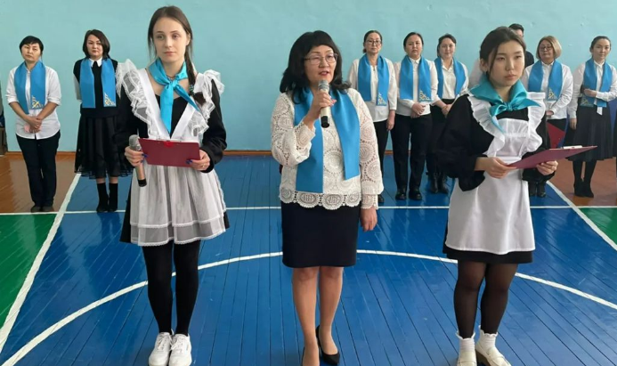 Линейка посвящённая Дню Независимости Республики Казахстан